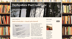 Desktop Screenshot of derbyshirepoetlaureate.blogspot.com