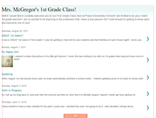 Tablet Screenshot of mrsmcgregors1stgrade.blogspot.com