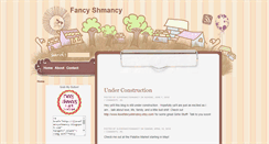 Desktop Screenshot of ilovefancyshmancy.blogspot.com