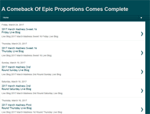 Tablet Screenshot of comeback-complete.blogspot.com