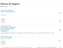 Tablet Screenshot of hogaresindigenas.blogspot.com