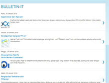 Tablet Screenshot of bulletin-it.blogspot.com