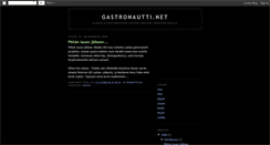 Desktop Screenshot of gastronautti.blogspot.com