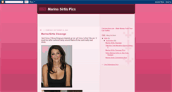 Desktop Screenshot of marinasirtis.blogspot.com