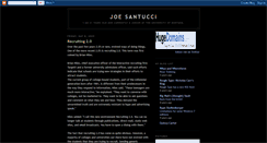 Desktop Screenshot of joesantucci.blogspot.com