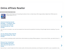 Tablet Screenshot of online-affiliate-reseller.blogspot.com