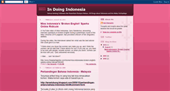Desktop Screenshot of indoingindonesia.blogspot.com
