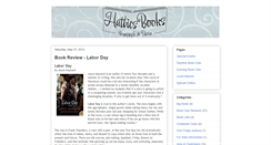 Desktop Screenshot of hattiesbooks.blogspot.com