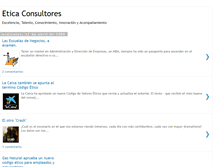Tablet Screenshot of eticaconsultores.blogspot.com
