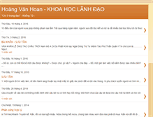 Tablet Screenshot of hoangvanhoan.blogspot.com