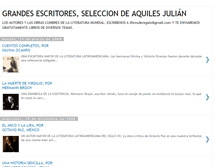 Tablet Screenshot of grandes-escritores.blogspot.com