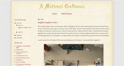 Desktop Screenshot of medievalcraft.blogspot.com