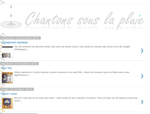 Tablet Screenshot of chantonssouslapluie.blogspot.com