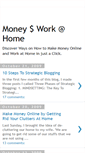 Mobile Screenshot of moneyworkhome.blogspot.com