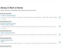 Tablet Screenshot of moneyworkhome.blogspot.com