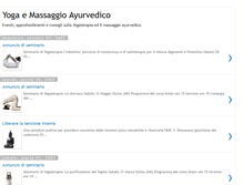 Tablet Screenshot of massaggioayurvedico.blogspot.com
