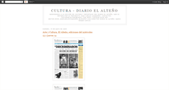 Desktop Screenshot of culturaelalteno.blogspot.com