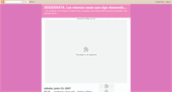 Desktop Screenshot of desiderata-inspirations-ii.blogspot.com