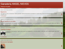 Tablet Screenshot of ganaderiaangelnieves.blogspot.com