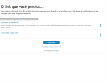 Tablet Screenshot of enderecosdelinks.blogspot.com
