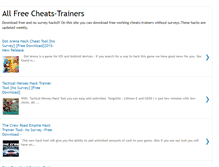 Tablet Screenshot of free-trainers.blogspot.com