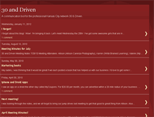 Tablet Screenshot of 30anddriven.blogspot.com