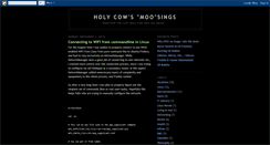 Desktop Screenshot of holycowmoos.blogspot.com