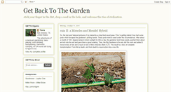 Desktop Screenshot of getbacktothegarden.blogspot.com