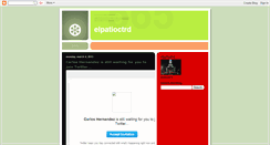 Desktop Screenshot of elpatioctrd.blogspot.com