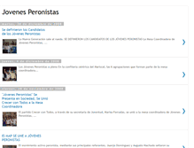 Tablet Screenshot of jovenesperonistascorrientes.blogspot.com