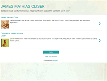 Tablet Screenshot of jamesmathiascliser.blogspot.com