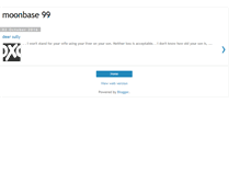 Tablet Screenshot of moonbase99.blogspot.com
