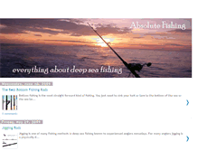 Tablet Screenshot of absolutefishing.blogspot.com