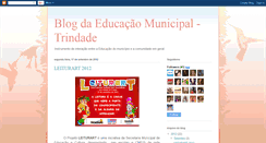 Desktop Screenshot of educacaodetrindade.blogspot.com