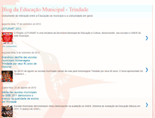 Tablet Screenshot of educacaodetrindade.blogspot.com