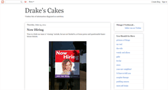 Desktop Screenshot of drakescakes.blogspot.com