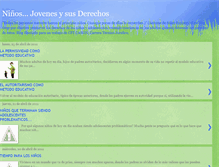 Tablet Screenshot of derechosinfantoadolescentes.blogspot.com