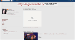 Desktop Screenshot of anythingsarcastic.blogspot.com