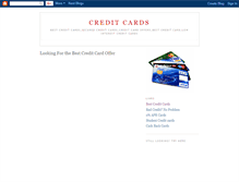 Tablet Screenshot of credit-cards1.blogspot.com