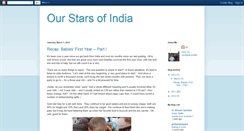 Desktop Screenshot of ourstarsofindia.blogspot.com