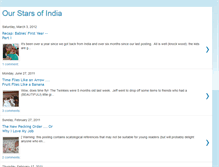 Tablet Screenshot of ourstarsofindia.blogspot.com