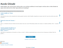 Tablet Screenshot of mundogileade.blogspot.com