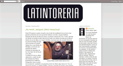 Desktop Screenshot of latintoreriavinoteca.blogspot.com