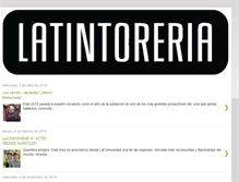 Tablet Screenshot of latintoreriavinoteca.blogspot.com