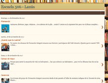 Tablet Screenshot of escuela506lanus.blogspot.com