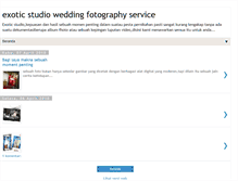 Tablet Screenshot of exoticstudio.blogspot.com