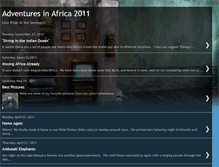 Tablet Screenshot of adventuresinafrica2011.blogspot.com