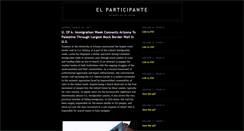 Desktop Screenshot of elparticipante.blogspot.com