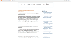 Desktop Screenshot of euprofessoruniversitario.blogspot.com