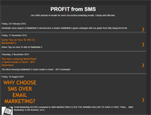 Tablet Screenshot of profitwithsms.blogspot.com